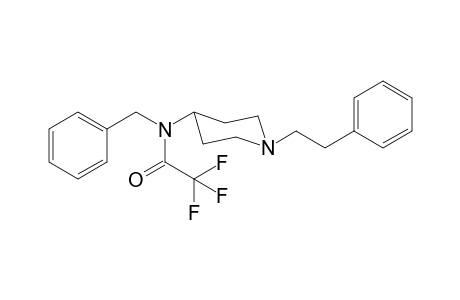 N-Benzyl-1-(2-phenylethyl)piperidin-4-amine tfa