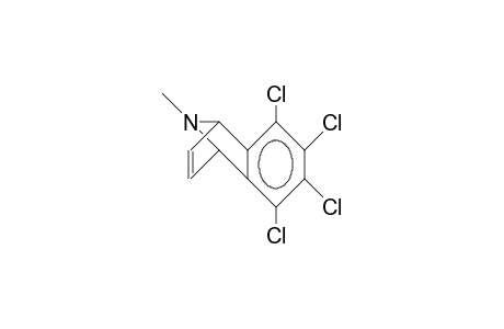 anti-N-Methyl-5,6,7,8-tetrachloro-1,4-dihydro-1,4-imino-naphthalene