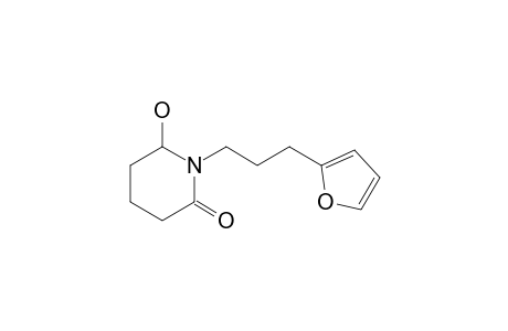 1-[3-(2-Furanyl)propyl]-6-hydroxy-2-piperidinone