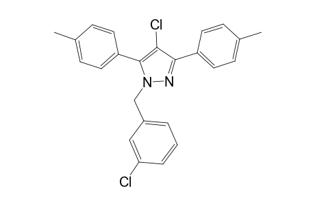 4-chloro-1-(3-chlorobenzyl)-3,5-bis(4-methylphenyl)-1H-pyrazole