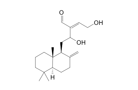 12.eta.,15-Dihydroxy-labda-8(17),13-dien-16-al