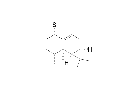 [1aR-(1a.alpha.,4.alpha.,7.alpha.,7a.alpha.,7b.alpha.)]-1a,2,4,5,6,7,7a,7b-octahydro-1,1,7,7a-tetramethyl-1H-cyclopropa[a]naphthalene-4-thiol