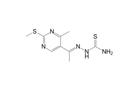 1-[(E)-1-(4-methyl-2-methylsulfanyl-pyrimidin-5-yl)ethylideneamino]thiourea
