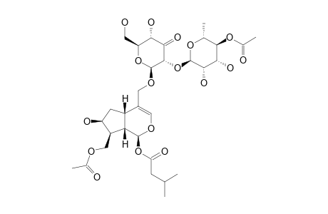 10-O-ACETYLPATRIONOSIDE-AGLYCONE-11-O-[4''-O-ACETYL-ALPHA-L-RHAMNOPYRANOSYL-(1->2)-BETA-D-RIBOHEXO-3-ULOPYRANOSIDE]