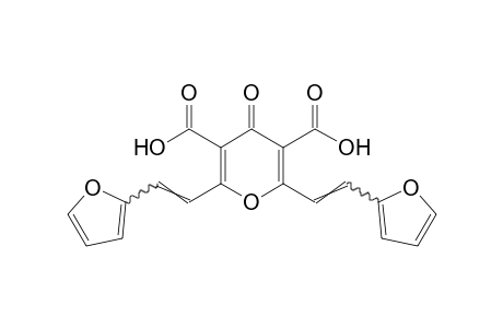 trans-2,6-bis[(2-furyl)vinyl]-4-oxo-4H-pyran-3,5-dicarboxylic acid