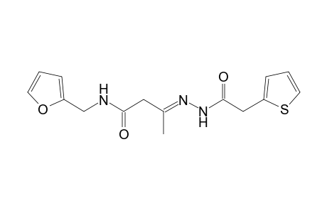 Acethydrazide, 2-(2-thienyl)-N2-[2-(2-furfurylaminocarbonyl)-1-methylethylideno]-