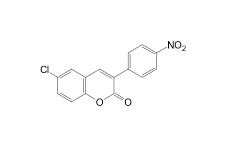 6-Chloro-3-(p-nitrophenyl)coumarin