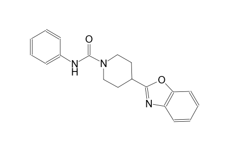 1-piperidinecarboxamide, 4-(2-benzoxazolyl)-N-phenyl-