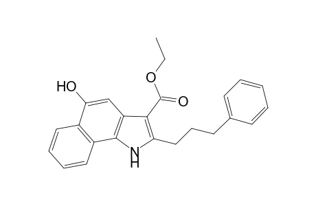 Ethyl 5-Hydroxy-2-(3-phenylpropyl)-1H-benzo[g]indole-3-carboxylate