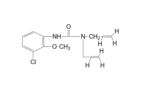 3-(3-chloro-2-methoxyphenyl)-1,1-diallylurea