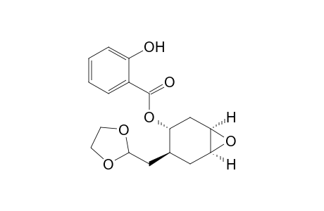 (1R,3R,4S,6S)-4-((1,3-dioxalan-2-yl)methyl)-7-oxabicyclo[4.1.0.]heptan-3-yl 2-hydroxybenzoate