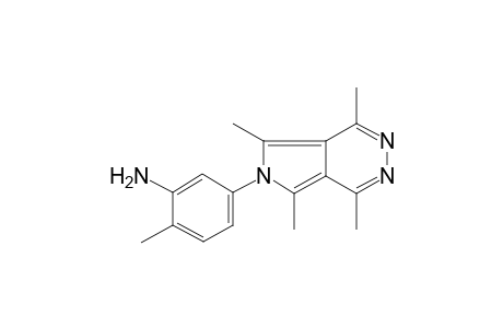 2-methyl-5-(1,4,5,7-tetramethyl-6H-pyrrolo[3,4-d]pyridazin-6-yl)aniline