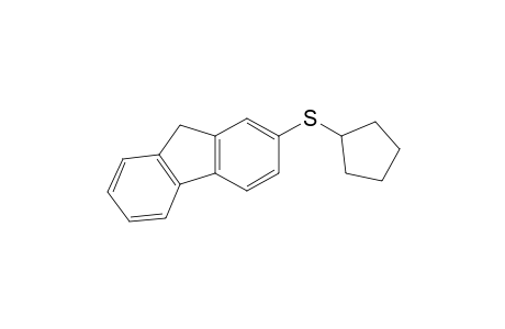 2-(Cyclopentylthio)fluorene