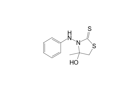 4-Hydroxy-4-methyl-3-(phenylamino)thiazolidine-2-thione