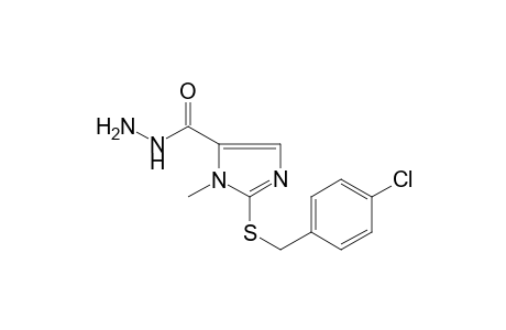 Imidazole-5-carbohydrazide, 2-(4-chlorobenzylthio)-1-methyl-
