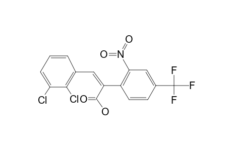 .alpha.-[2-Nitro-4-trifluoromethylphenyl]-2,3-dichlorocinnamic acid