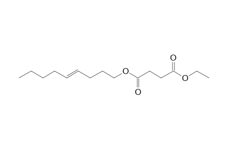 Succinic acid, ethyl non-4-enyl ester