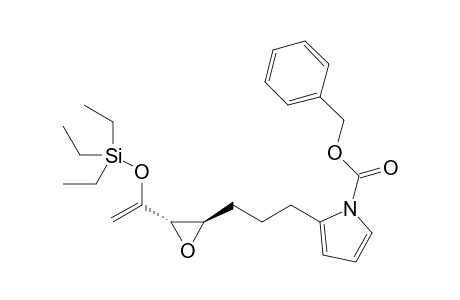 Benzyl 2-(3-((2R*,3S*)-3-(1-((triethylsilyl)oxy)vinyl)oxiran-2-yl)propyl)-1H-pyrrole-1-carboxylate