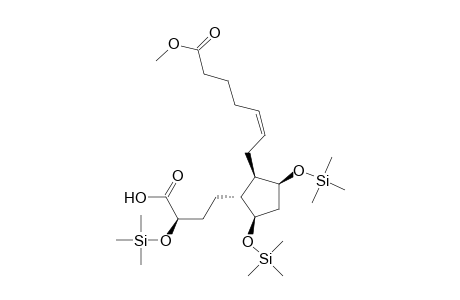 Cyclopentanebutanoic acid, 2-(7-methoxy-7-oxo-2-heptenyl)-.alpha.,3,5-tris[(trimethylsilyl)oxy]-, [1R-[1.alpha.(R*),2.beta.(Z),3.beta.,5.beta.]]-
