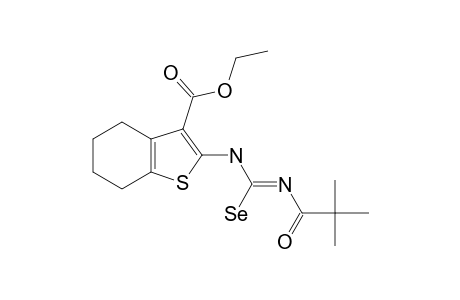ETHYL-2-(3-PIVALOYLISOSELENOUREIDO)-4,5,6,7-TETRAHYDROBENZO-[B]-THIOPHENE-3-CARBOXYLATE