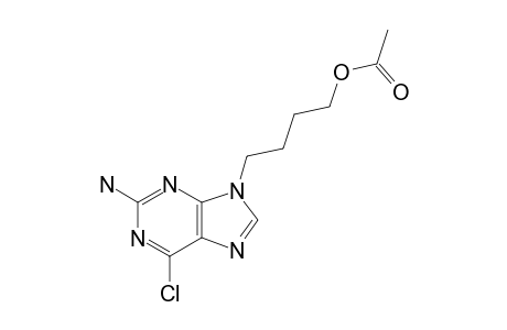 9-(4-Acetoxybutyl)-2-amino-6-chloropurine