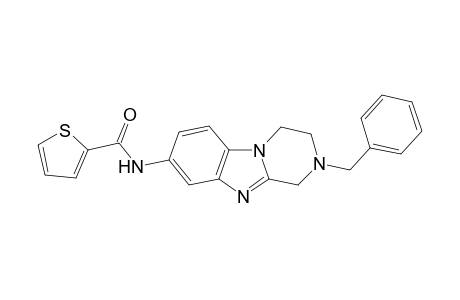 2-Thiophenecarboxamide, N-[1,2,3,4-tetrahydro-2-(phenylmethyl)pyrazino[1,2-a][1,3]benzimidazol-8-yl]-