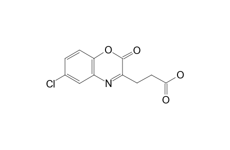 3-(6-Chloro-2-oxo-2H-1,4-benzoxazin-3-yl)propanoic acid