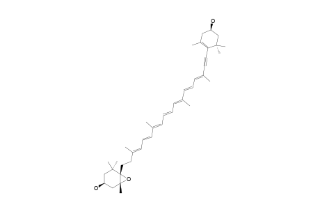 7,8-DIHYDRODIADINOXANTHIN;5,6-EPOXY-7,8-DIHYDRO-7',8'-DIDEHYDRO-BETA,BETA-CAROTENE-3,3'-DIOL