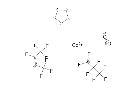 Cobalt, carbonyl(.eta.5-2,4-cyclopentadien-1-yl)(heptafluoropropyl)[2,3,3,3-tetrafluoro-1-(trifluoromethyl)-1-propenyl]-