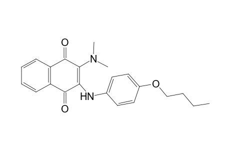 1,4-Naphthalenedione, 2-[(4-butoxyphenyl)amino]-3-(dimethylamino)-