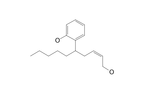 2-[(Z)-1-amyl-5-hydroxy-pent-3-enyl]phenol