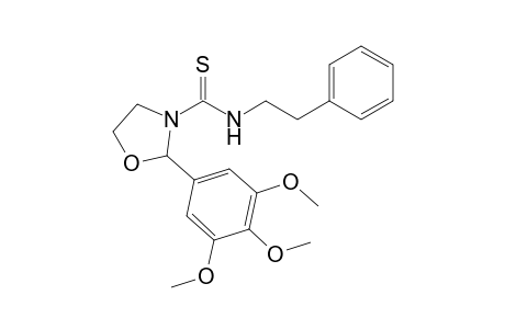 N-phenethylthio-2-(3,4,5-trimethoxyphenyl)-3-oxazolidinecarboxamide