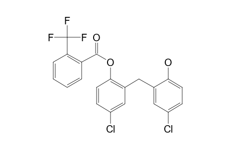 Dichlorophen, o-(2-trifluoromethylbenzoyl)-