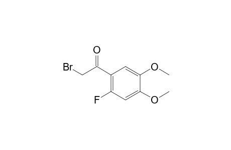 2-Bromanyl-1-(2-fluoranyl-4,5-dimethoxy-phenyl)ethanone