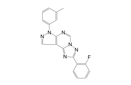 2-(2-fluorophenyl)-7-(3-methylphenyl)-7H-pyrazolo[4,3-e][1,2,4]triazolo[1,5-c]pyrimidine