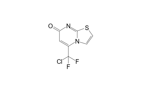 5-[chloranyl-bis(fluoranyl)methyl]-[1,3]thiazolo[3,2-a]pyrimidin-7-one