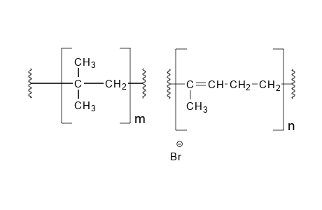 Poly(isobutylene-co-isoprene 1.5%), brominated  2.1%