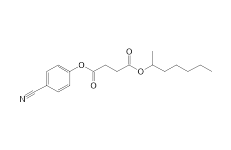 Succinic acid, hept-2-yl 4-cyanophenyl ester