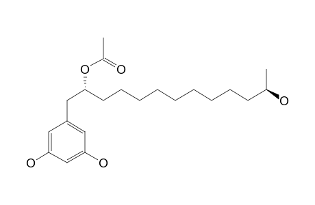 (2'R,12'S)-5-(2-ACETOXY-12-HYDROXYTRIDECYL)-RESORCINOL;