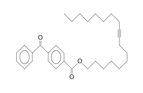 Benzophenone-4-carboxylic acid, octadecyn-9-yl ester
