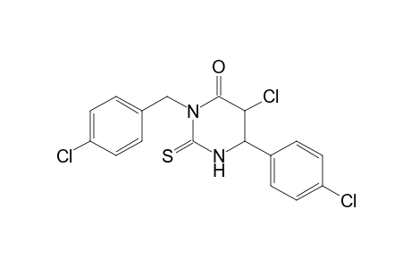 5-Chloro-3-(4-chlorobenzyl)-6-(4-chlorophenyl)-2-thioxotetrahydro-pyrimidin-4(1H)-one