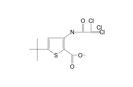 5-tert-butyl-3-(2,3,3-trichloroacrylamido)-2-thiophenecarboxylic acid, methyl ester