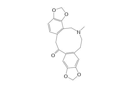 2,3:9,10-bis(methylenedioxy)-7-methyl-7,13a-secoberbin-13a-one