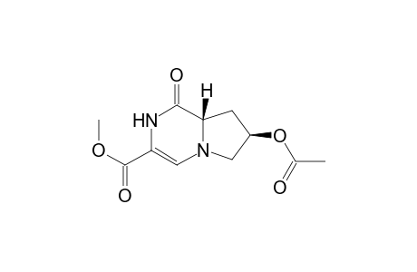 (7R,8aS)-7-acetoxy-1-keto-6,7,8,8a-tetrahydro-2H-pyrrolo[1,2-d]pyrazine-3-carboxylic acid methyl ester