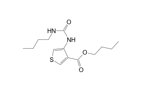 3-Thiophenecarboxylic acid, 4-[[(butylamino)carbonyl]amino]-, butyl ester