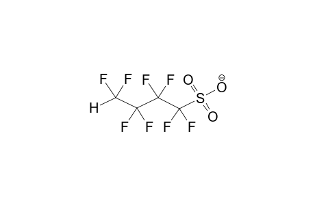 4-HYDROOCTAFLUOROBUTANESULPHONATE ANION