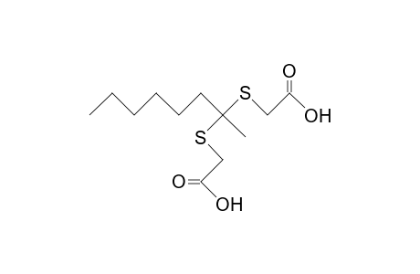 [(1-methylheptylidene)dithio]diacetic acid