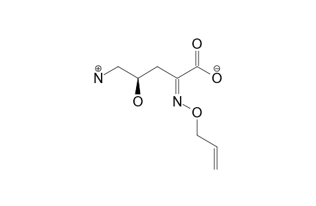 (Z)-(4R)-5-AMINO-4-HYDROXY-2-[(2-PROPENYL)-OXIMINO]-PENTANOIC-ACID