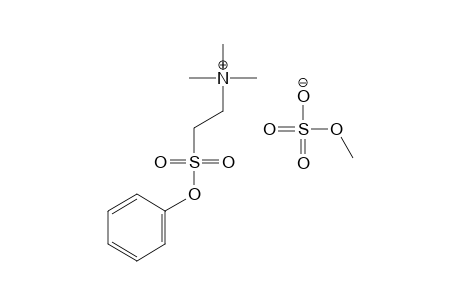 (2-sulfoethyl)trimethylammonium methyl sulfate, phenyl ester