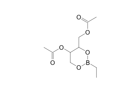 (5-acetoxy-2-ethyl-1,3,2-dioxaborinan-4-yl)methyl acetate